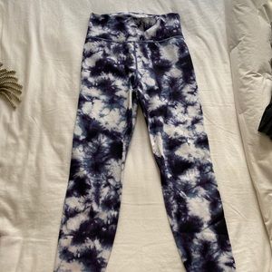 Joy lab tie dye blue white leggings S worn twice